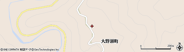 愛知県豊田市大野瀬町（上貝戸）周辺の地図
