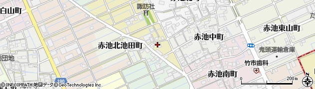 愛知県稲沢市赤池宮西町95周辺の地図