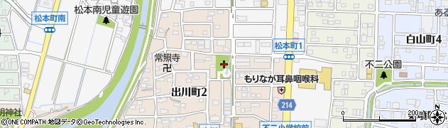 鷺田公園周辺の地図