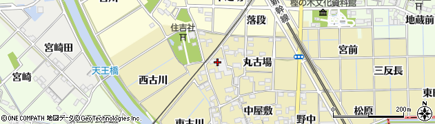 愛知県一宮市萩原町築込丸古場588周辺の地図