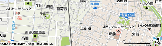 愛知県岩倉市曽野町上街道16周辺の地図