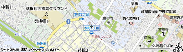 関西みらい銀行彦根本町 ＡＴＭ周辺の地図