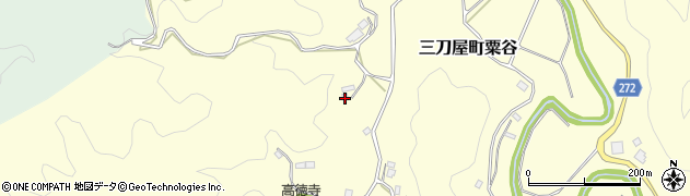 島根県雲南市三刀屋町粟谷542周辺の地図