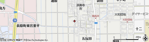 愛知県一宮市大和町南高井周辺の地図