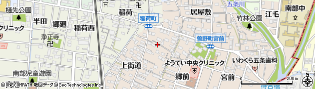 愛知県岩倉市曽野町上街道489周辺の地図