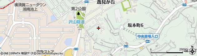 神奈川県横須賀市逸見が丘12周辺の地図