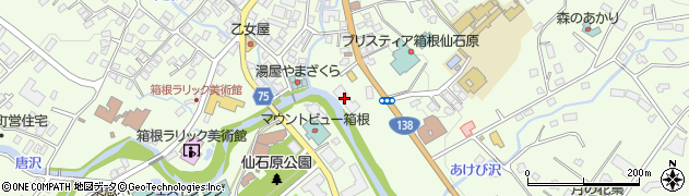 神奈川県足柄下郡箱根町仙石原12周辺の地図