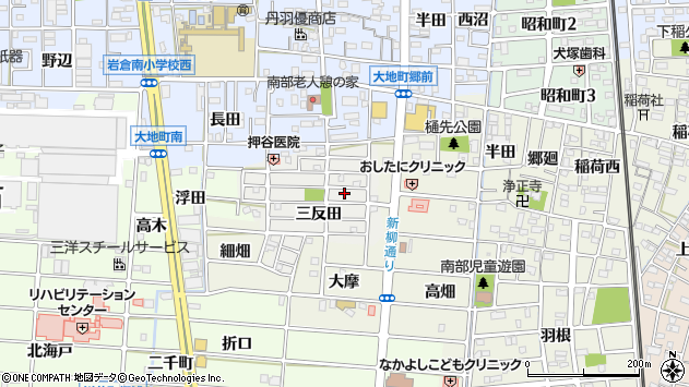 〒482-0013 愛知県岩倉市南新町の地図