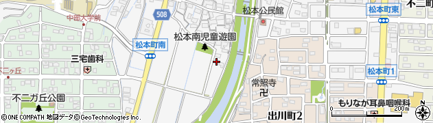 愛知県春日井市松本町45周辺の地図