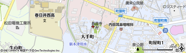 愛知県春日井市大手町15周辺の地図