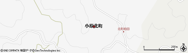 愛知県豊田市小原北町周辺の地図