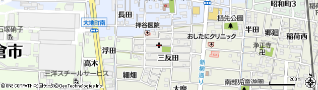 愛知県岩倉市南新町周辺の地図