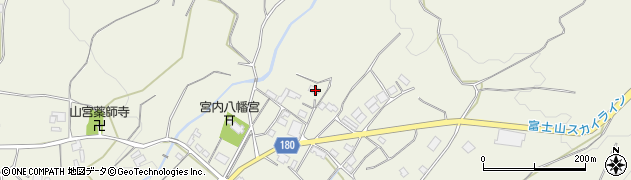 静岡県富士宮市山宮706周辺の地図