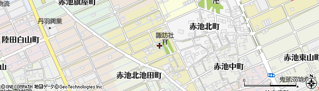 愛知県稲沢市赤池宮西町71周辺の地図