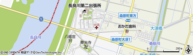 大須周辺の地図