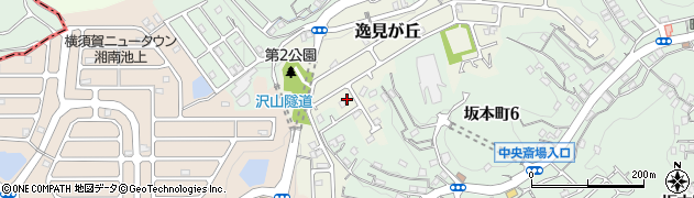 神奈川県横須賀市逸見が丘11周辺の地図