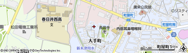 愛知県春日井市大手町54周辺の地図