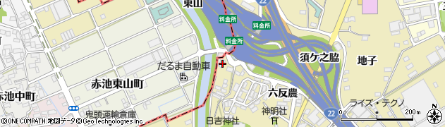 愛知県一宮市丹陽町九日市場宮浦1425周辺の地図