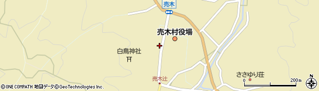 長野県下伊那郡売木村705周辺の地図