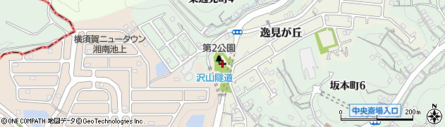 神奈川県横須賀市逸見が丘6周辺の地図