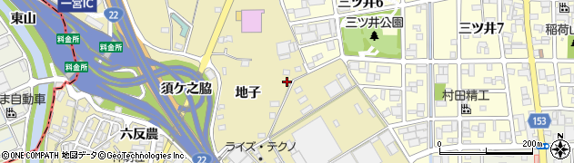 愛知県一宮市丹陽町九日市場上田6周辺の地図