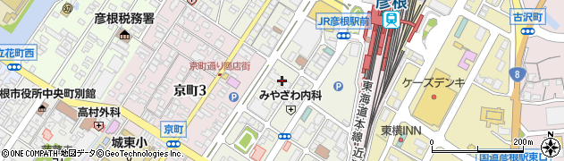 滋賀県彦根市大東町周辺の地図