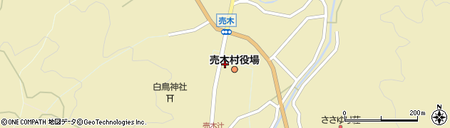 長野県下伊那郡売木村968周辺の地図