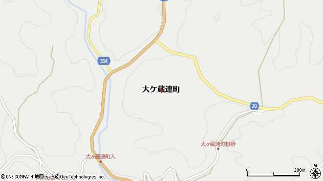 〒470-0511 愛知県豊田市大ケ蔵連町の地図