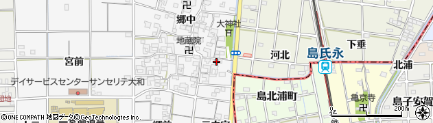 愛知県一宮市大和町於保郷中2403周辺の地図