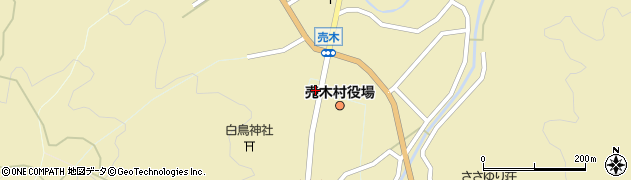 長野県下伊那郡売木村711周辺の地図