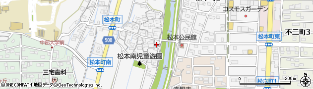 愛知県春日井市松本町662周辺の地図
