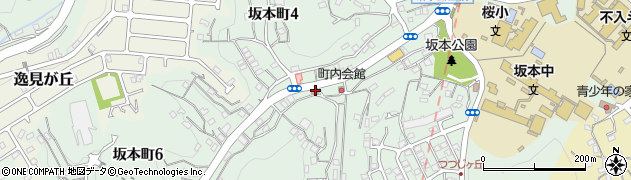 横須賀坂本郵便局 ＡＴＭ周辺の地図