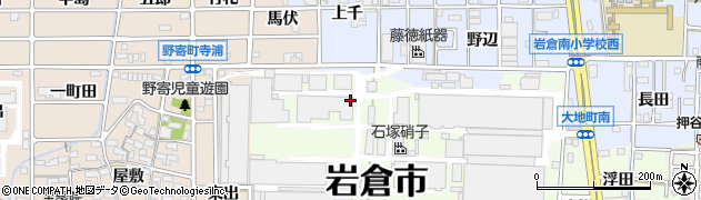 愛知県岩倉市川井町獅子海戸周辺の地図