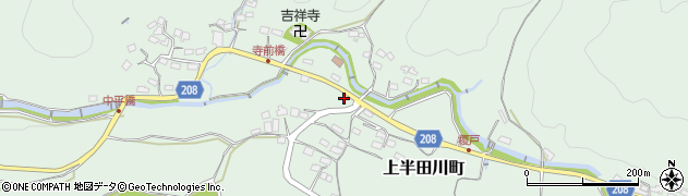 愛知県瀬戸市上半田川町周辺の地図