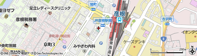 東進衛星予備校彦根駅前校周辺の地図