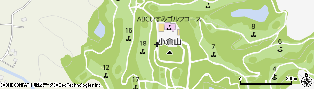 小倉山周辺の地図