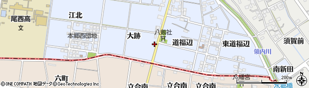 愛知県一宮市上祖父江大跡53周辺の地図