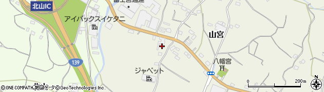 静岡県富士宮市山宮2480周辺の地図