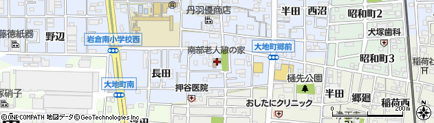 愛知県岩倉市大地町（郷前）周辺の地図