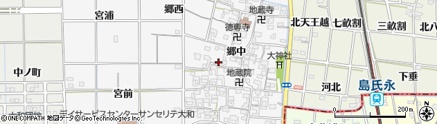 愛知県一宮市大和町於保郷中2500周辺の地図