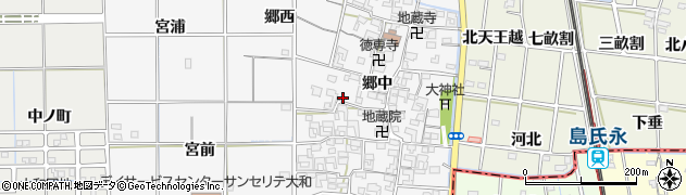 愛知県一宮市大和町於保郷中2502周辺の地図