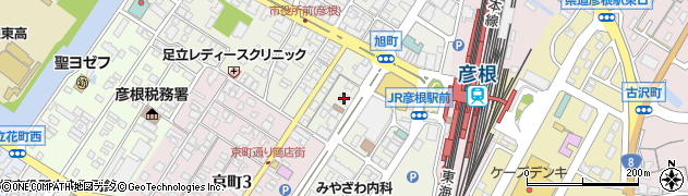 株式会社高島屋　彦根出張所周辺の地図