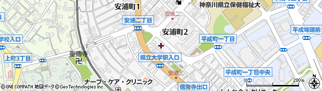 横須賀市消防局　横須賀市消防団第２分団周辺の地図