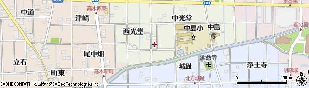 愛知県一宮市萩原町西宮重中光堂37周辺の地図
