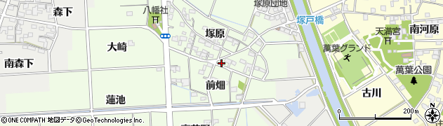 愛知県一宮市玉野塚原3604周辺の地図