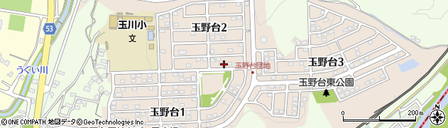 高蔵寺玉野台周辺の地図