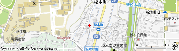 愛知県春日井市松本町547周辺の地図