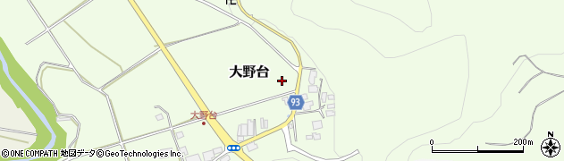 千葉県君津市大野台周辺の地図