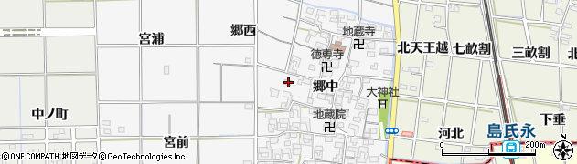 愛知県一宮市大和町於保郷中2505周辺の地図