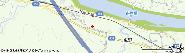 京都府船井郡京丹波町広野牧周辺の地図